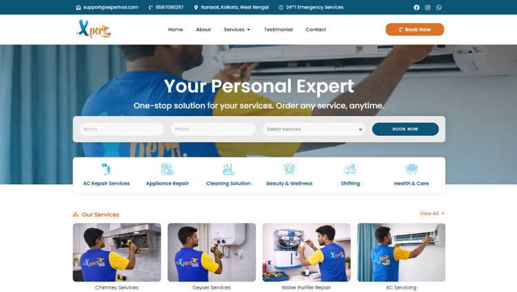 XpertVai On-Demand Home Services App